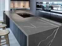 Кварцевый агломерат Grey Marquina